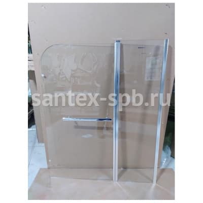 шторка для ванны стеклянная aquanet sg-1200