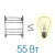 полотенцесушитель электрический energy ergo 600x500