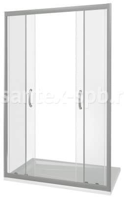 душевая дверь стеклянная bas infinity wtw-td 150х185