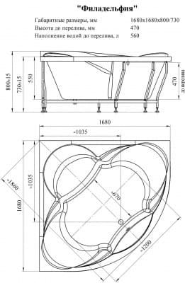 акриловая ванна радомир филадельфия
