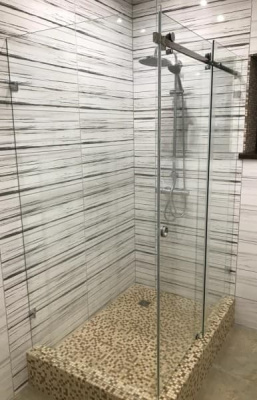 душевое ограждение прямоугольное glassware type-52 100x80