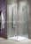 Душевое ограждение(уголок) Radaway EOS KDD B со складными гармошкой дверьми из каленого стекла, производство Польша