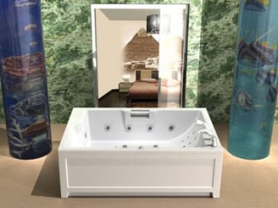 акриловая ванна акватек дорадо 190x130