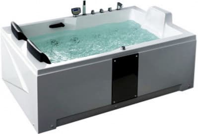 акриловая ванна с гидромассажем gemy g9061k 180х120