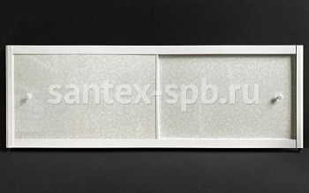 Экран под ванну A-Screen Luxe РАПСОДИЯ БЕЛЫЙ, размер 150 - 170