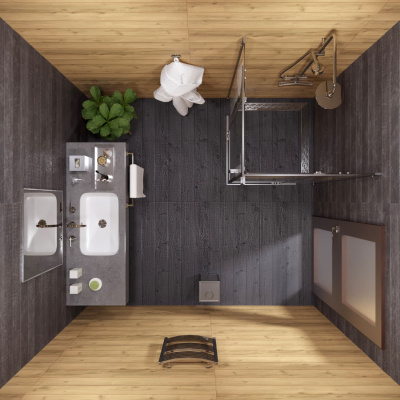 душевой уголок квадратный тритон каппа 90x90