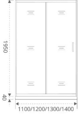 душевая дверь bas антарес-antares wtw 100x195
