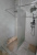 Стеклянная душевая перегородка матовая 900x2000