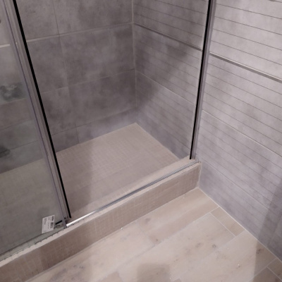 душевая дверь на заказ glassware type-24 с одной откатной дверью