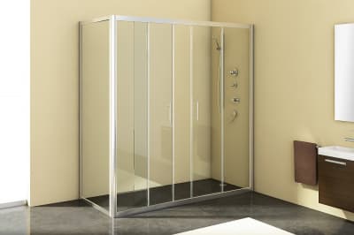 Душевое ограждение Kolpa San Q LINE TV/4D+TS 170х80 в интерьере