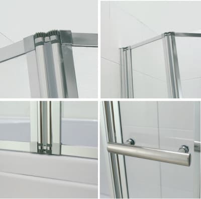 шторка для ванны bandhours inox 100