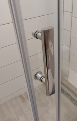 душевое ограждение прямоугольное type-50 120x80 хром/прозрачная