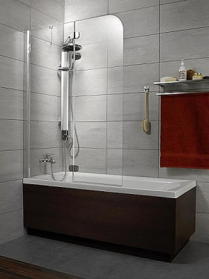 шторка для ванны стеклянная radaway torrenta pnd 121