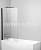 Шторка на ванну неподвижная GlassWare TYPE-1 чёрная 70х140
